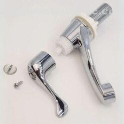 Tay xoay vòi Lavabo cao mạ Chrome tay muỗng LA03 Eurolife