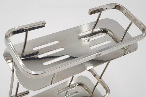 Thiết kế đáy kệ xà phòng đôi Inox 304 EL-KT10 Eurolife thoát nước nhanh