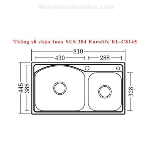 thong-so-ky-thuat-chau-rua-chen-inox-el-c8145-eurolife