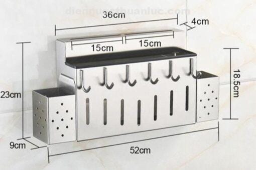 Thông số kỹ thuật kệ bếp đa năng Inox 304 EL-K5 Eurolife