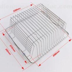 Thông số kỹ thuật rổ gác chậu rửa chén inox 920mm EL-R92-1 Eurolife