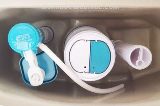Thực tế lắp đặt bộ xả bồn cầu Tonaldo EL-TF01 Eurolife