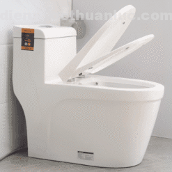 Thực tế lắp đặt nắp bồn cầu chất liệu nhựa PP EL-PS216 Eurolife