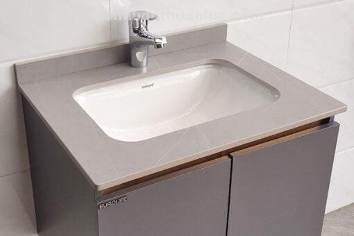 Tủ lavabo inox 600*470*510 BLV-IN03 Eurolife với chậu lavabo âm
