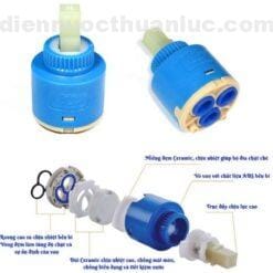 Vòi Lavabo nóng lạnh EL-CAM02 Eurolife sử dụng van Ceramic JJ cao cấp