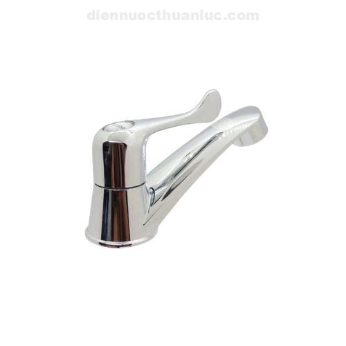voi-lavabo-cao-ma-chrome-tay-muong-la03-eurolife vòi Lavabo cao mạ Chrome tay muỗng LA03 Eurolife