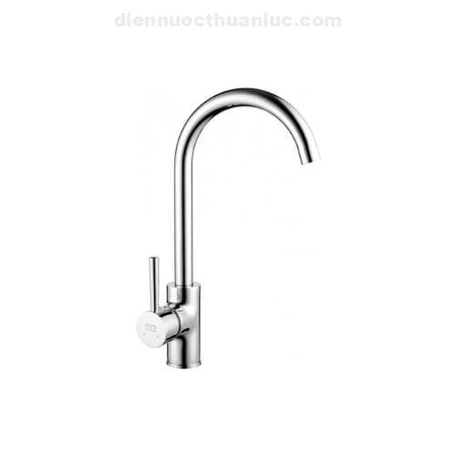 voi-rua-chen-nong-lanh-can-xoay-360-do-el-km01-eurolife Vòi rửa chén nóng lạnh cần xoay 360 độ EL-KM01 Eurolife
