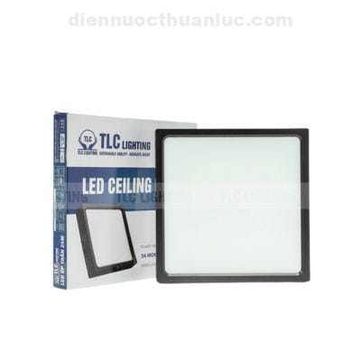 Đèn LED ốp trần TLC 24W vuông đơn sắc Đèn LED ốp trần TLC 24W vuông đơn sắc