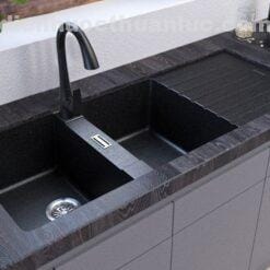 Ảnh thực tế lắp đặt Chậu rửa chén EL-QC1150 Eurolife