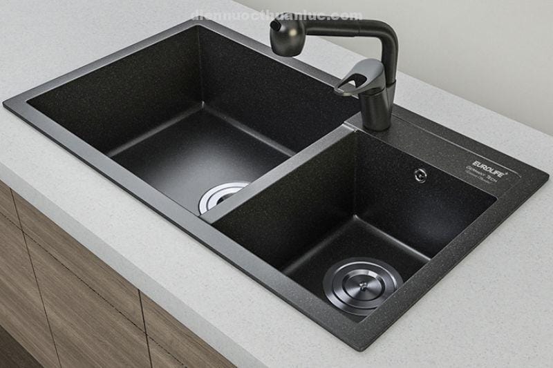 anh-thuc-te-chau-rua-chen-el-qc8646-eurolife Ảnh thực tế lắp đặt Chậu rửa chén EL-QC8646 Eurolife