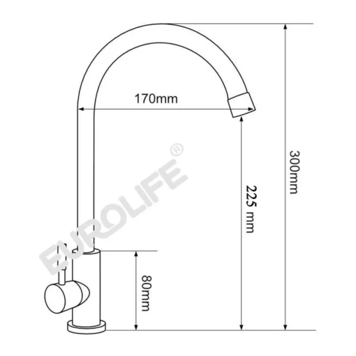 Vòi rửa chén lạnh Eurolife EL-RC07