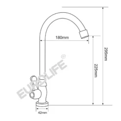 Vòi rửa chén lạnh EL-RC05 Eurolife