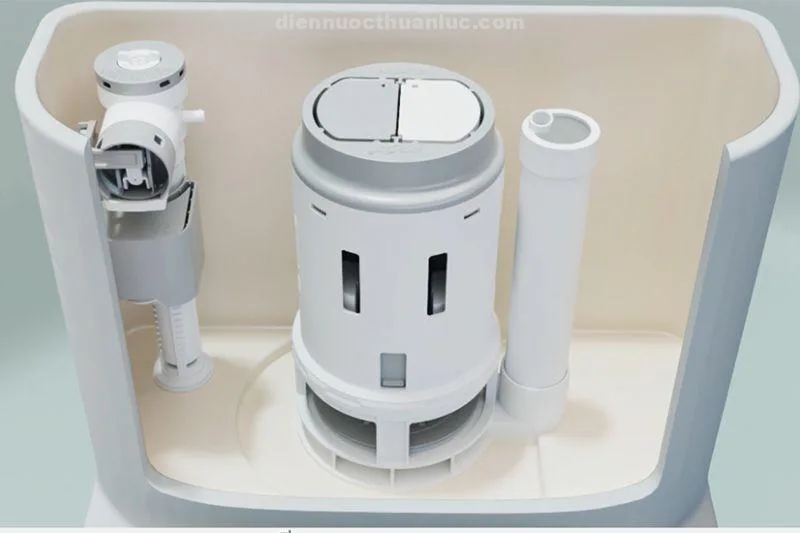 Két nước bồn cầu 1 khối EL-LUX8288 Eurolife