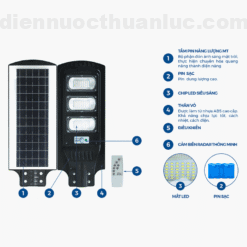 Đèn đường NLMT ECO TLC 90W