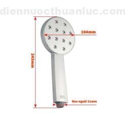Thông số kỹ thuật bộ tay sen tắm EL-120SH Eurolife