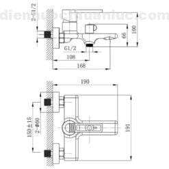 Thông số kỹ thuật Củ sen nóng lạnh EL-GRAY 01 Eurolife