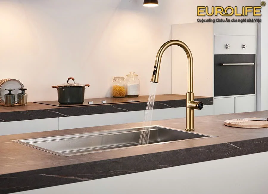 Vòi rửa chén nóng lạnh EL-IK02 Eurolife Vòi rửa chén nóng lạnh EL-IK02 Eurolife